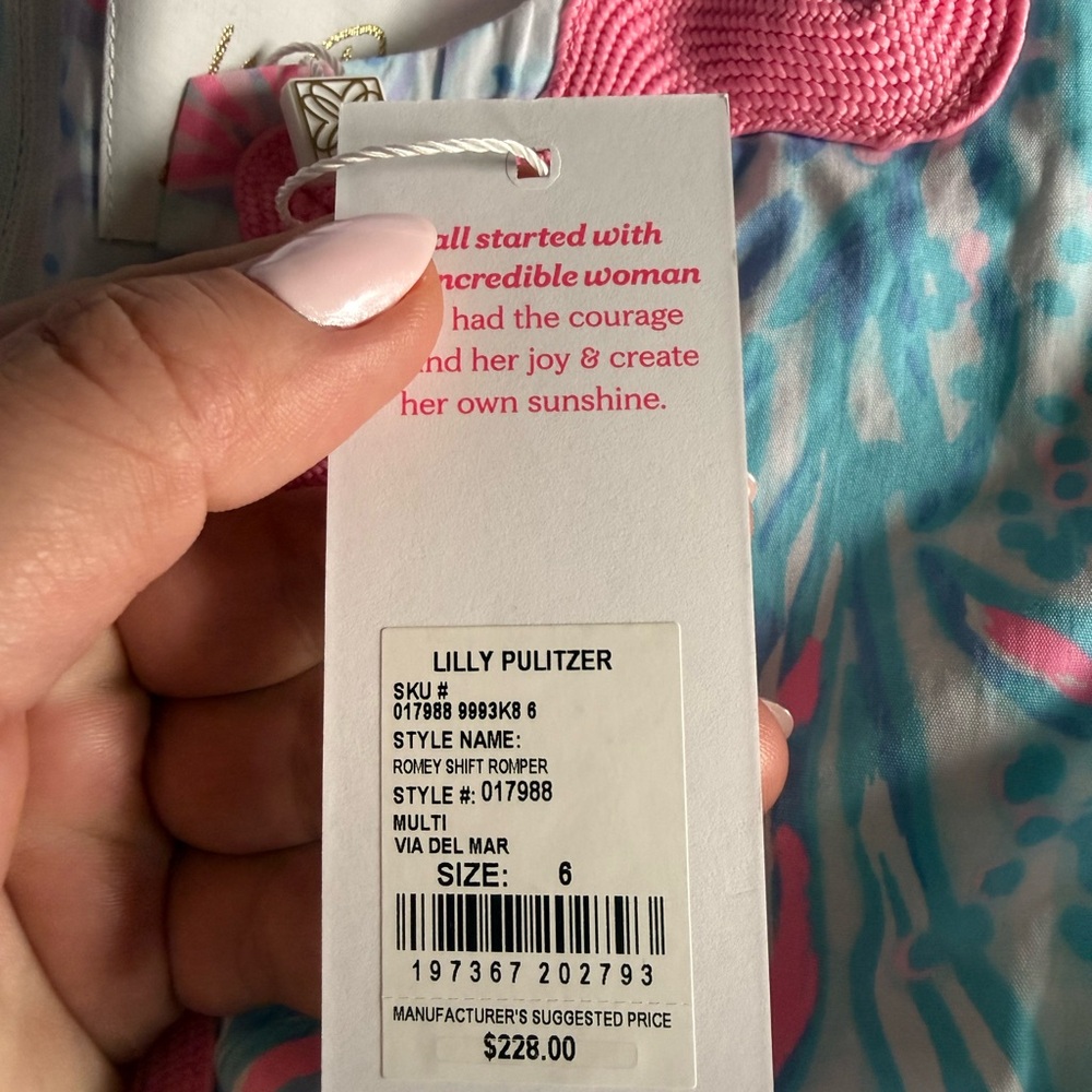 Lilly Pulitzer  ROMEY SHIFT ROMPER - Picture 10 of 10